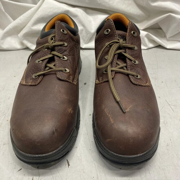 Timberland PRO Men’s Brown Leather Work Shoes – Size 10.5 Wide main image 6